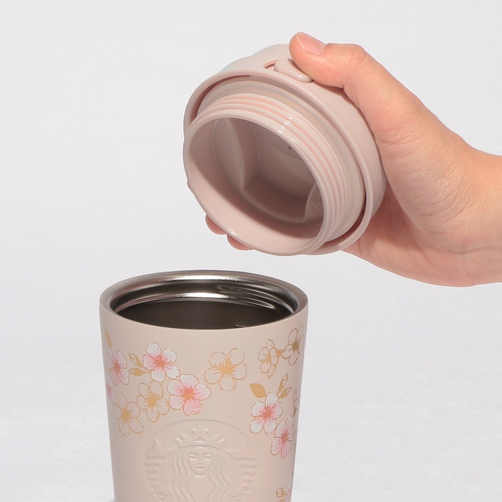 SAKURA 2026​櫻花粉金雙色不鏽鋼 TOGO 隨行杯 473ml-細節圖7
