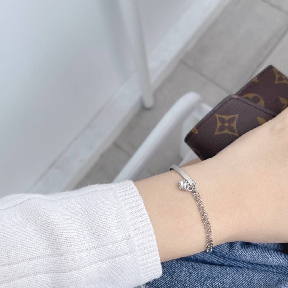 雙層拼接鏈條手鐲手鍊-細節圖4