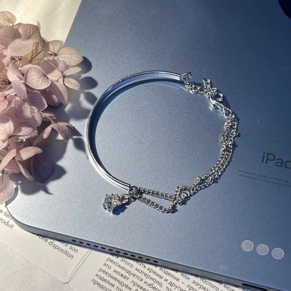 雙層拼接鏈條手鐲手鍊-細節圖7