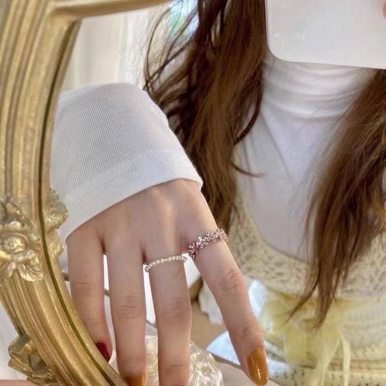 韓國手工極細珍珠戒指（預購）-細節圖2