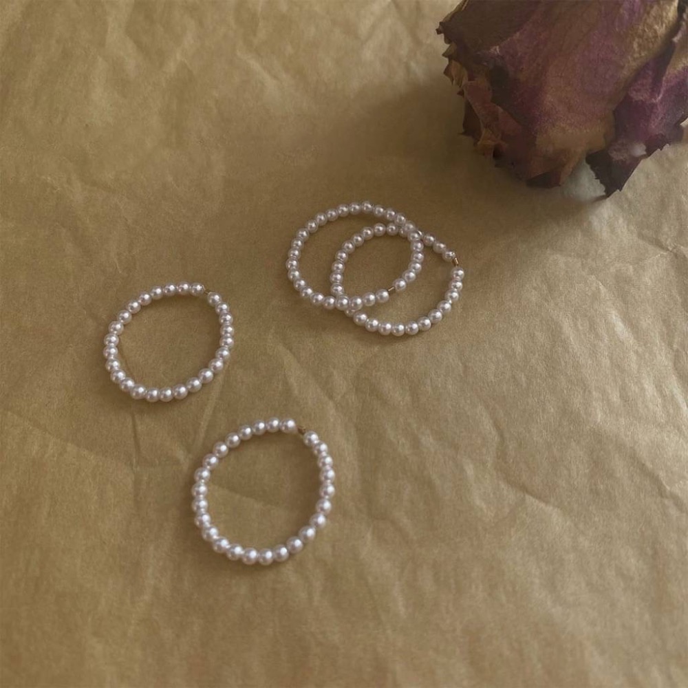 韓國手工極細珍珠戒指（預購）-細節圖6