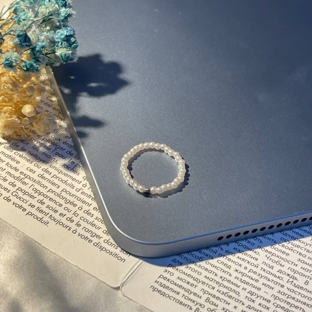 韓國手工極細珍珠戒指（預購）-細節圖9