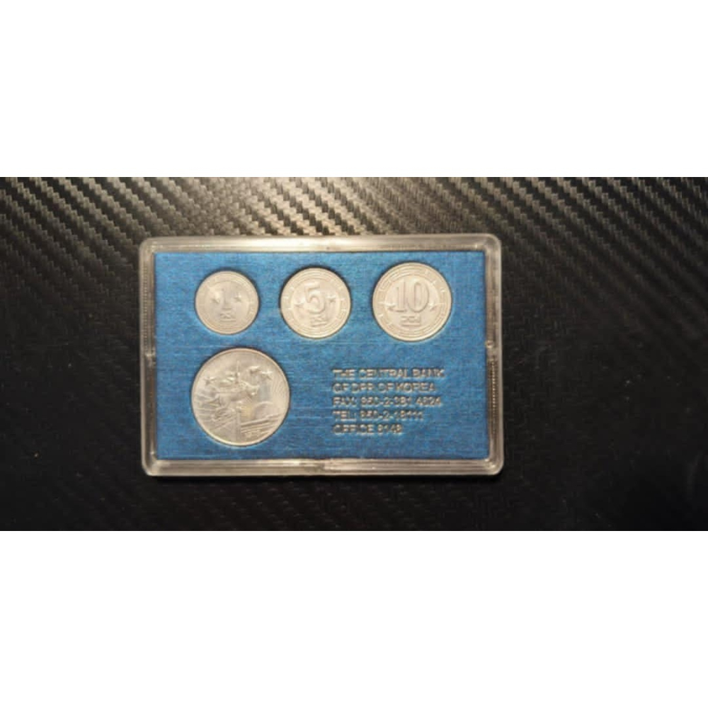 早期 北韓 流通套幣 單星/雙星 朝鮮 北韓錢幣 套幣 外國貨幣 亞洲錢幣-細節圖3