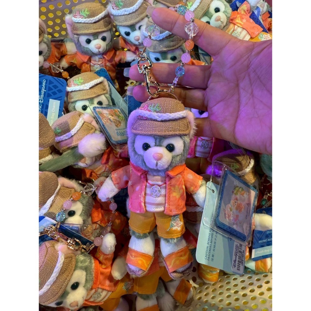 香港迪士尼20年限定達菲系列吊飾有吊牌HKD199元2/25香港帶回-規格圖11
