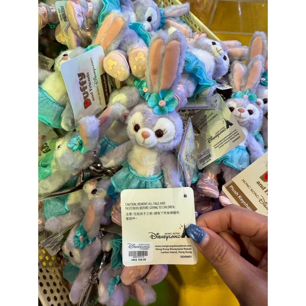 香港迪士尼20年限定達菲系列吊飾有吊牌HKD199元2/25香港帶回-規格圖11