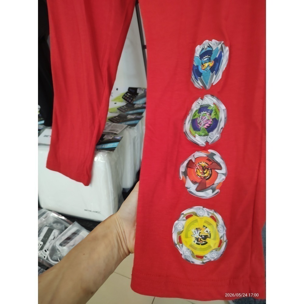 戰鬥陀螺戰鬥服蒼龍爆刃神丈 日本境內正版 純棉//BEYBLADE X 戰術機能背心-規格圖10