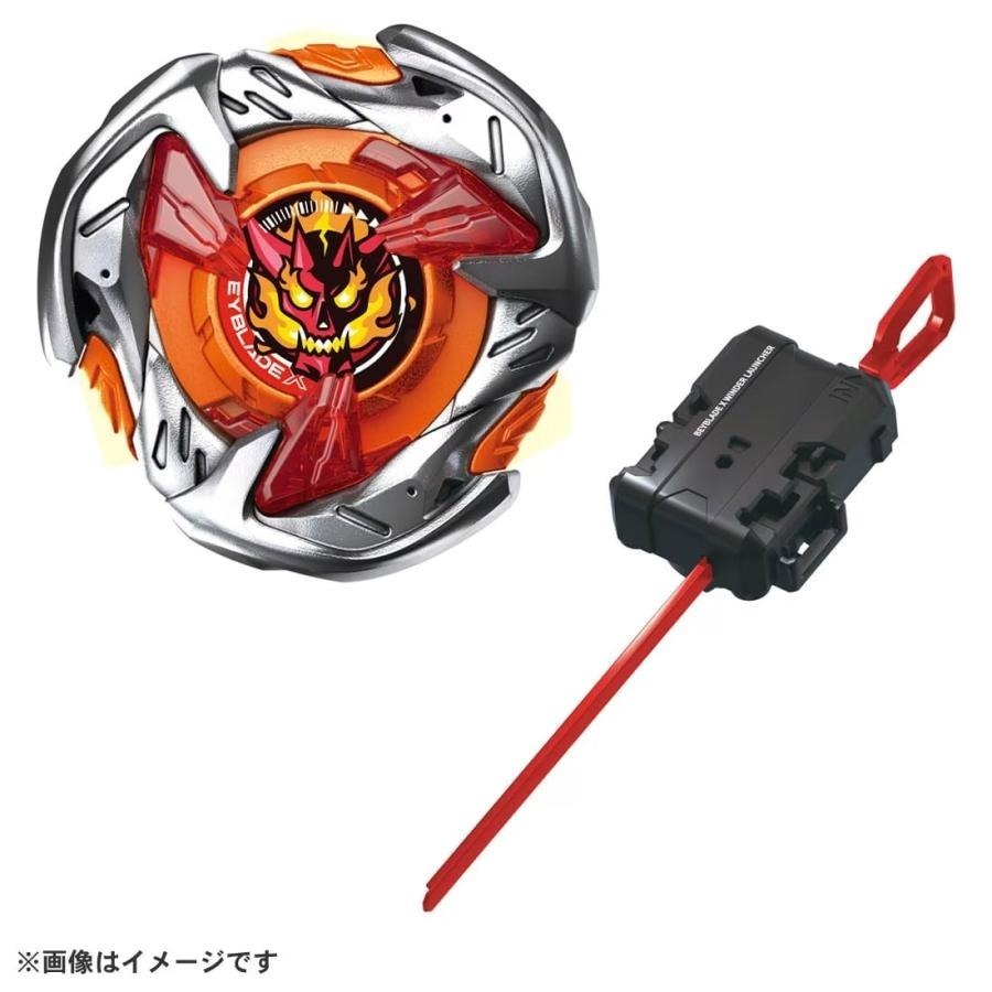 《BEYBLADE X》 BX-02 惡魔紅鐮（地獄鐮刀 4-60T）+17獨角極便 日版怪物易上手，平衡型之王-細節圖3