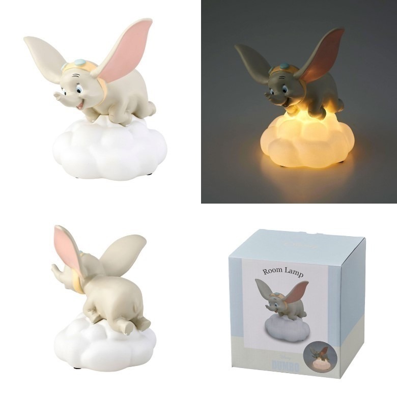 【迪士尼代購】 迪士尼 現貨在台 小飛象 膠帶台 LED燈 小夜燈 鬧鐘 釘書機 收納盒 迪士尼文具 小飛象週邊 公仔-細節圖7