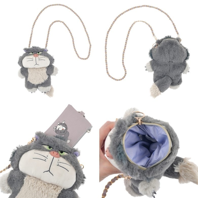 【迪士尼代購】部分現貨在台 迪士尼 米妮 瑪麗貓 魯斯佛 路西法 單肩包 女包 迪士尼包包 小包 手拿包 日本迪士尼-細節圖6