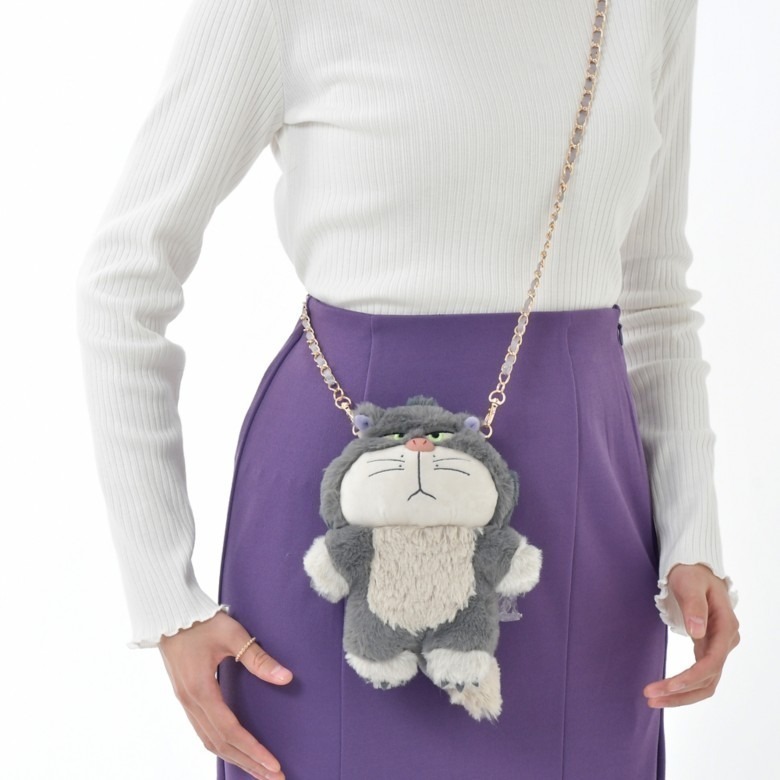 【迪士尼代購】部分現貨在台 迪士尼 米妮 瑪麗貓 魯斯佛 路西法 單肩包 女包 迪士尼包包 小包 手拿包 日本迪士尼-細節圖7