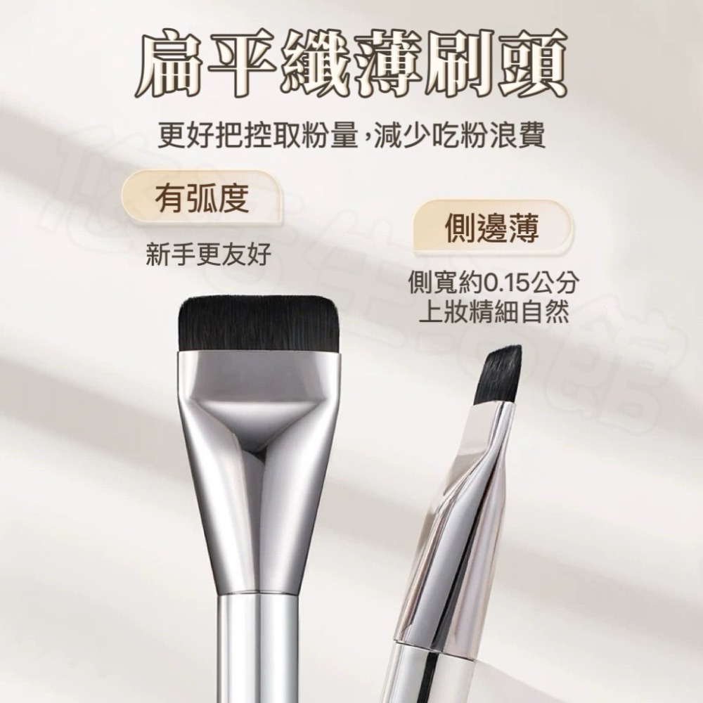 一字刷 化妝刷 一字型粉底刷 粉底刷 韓國wakemake粉底刷平替款 平頭粉底刷 平頭刷 面膜刷 遮瑕刷 底妝刷 刷具-細節圖8