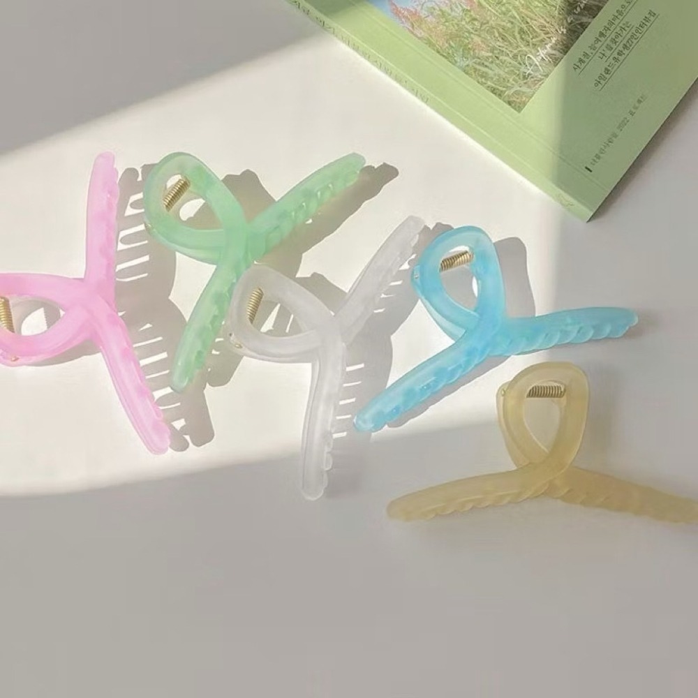 霧面鯊魚夾 鯊魚夾 磨砂鯊魚夾 髮夾 交叉夾 髮飾 抓夾 夾子 韓系鯊魚夾 大抓夾 洗澡髮夾 大號抓夾 磨砂抓夾 大髮夾-細節圖5