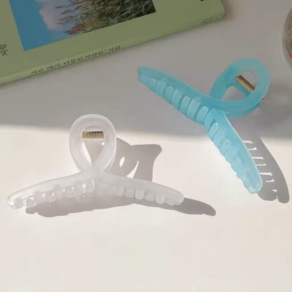 霧面鯊魚夾 鯊魚夾 磨砂鯊魚夾 髮夾 交叉夾 髮飾 抓夾 夾子 韓系鯊魚夾 大抓夾 洗澡髮夾 大號抓夾 磨砂抓夾 大髮夾-細節圖7