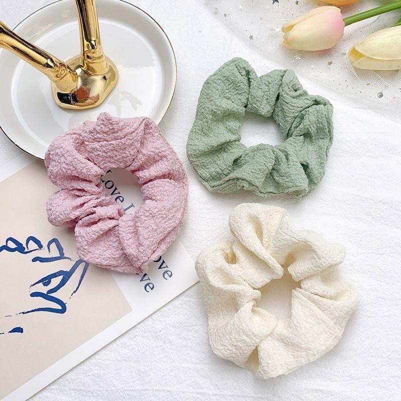 大腸髮圈 髮圈 大腸圈 髮飾 素色髮圈 頭繩 可愛髮圈 大腸圈髮束 馬尾髮圈 彈力髮圈 彈力髮束 韓國髮圈髮束 綁頭髮-細節圖4