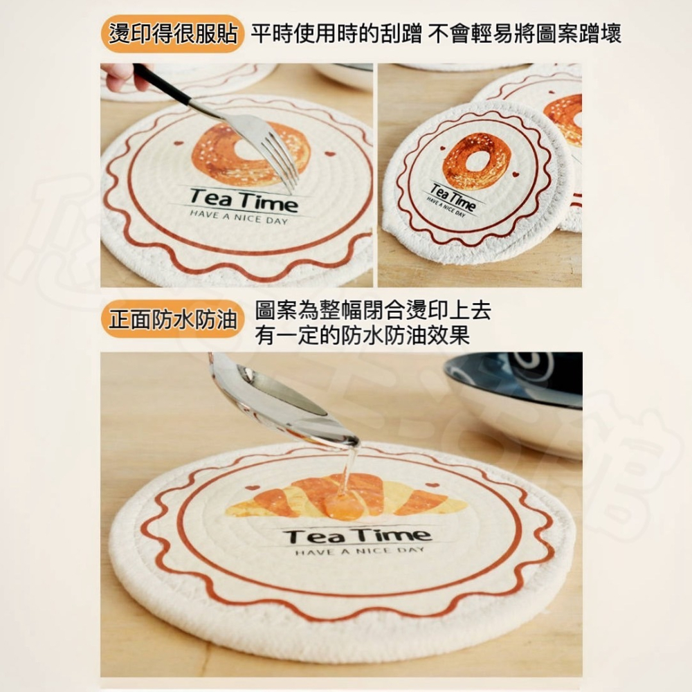 隔熱墊 杯墊 防燙墊 耐熱墊 隔熱杯墊 編織隔熱墊 棉麻杯墊 吸水杯墊 碗墊 餐桌墊 布杯墊 飲料杯墊 防燙 餐桌墊-細節圖4