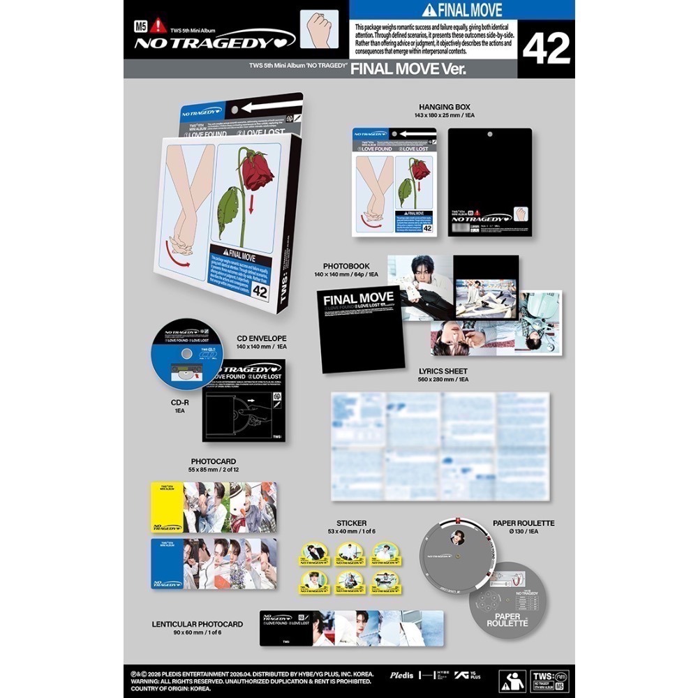 TWS 迷你5輯 NO TRAGEDY未拆專-細節圖2