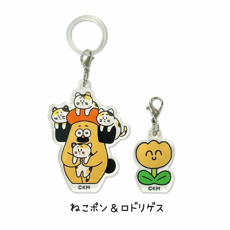 ⎪厭世文具⎪OHIGEnoPON 胡子碰碰 壓克力吊飾-細節圖5