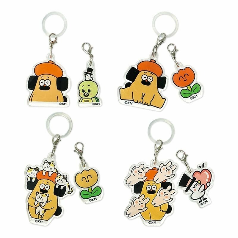 ⎪厭世文具⎪OHIGEnoPON 胡子碰碰 壓克力吊飾-細節圖2