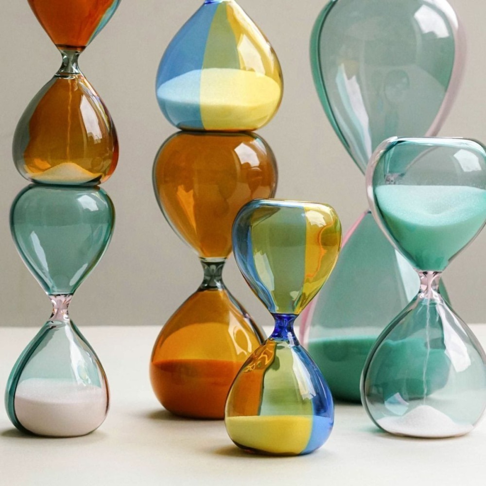 ⎪厭世文具⎪日本 Hightide penco 雙色玻璃砂時計沙漏 S 5分鐘-細節圖3