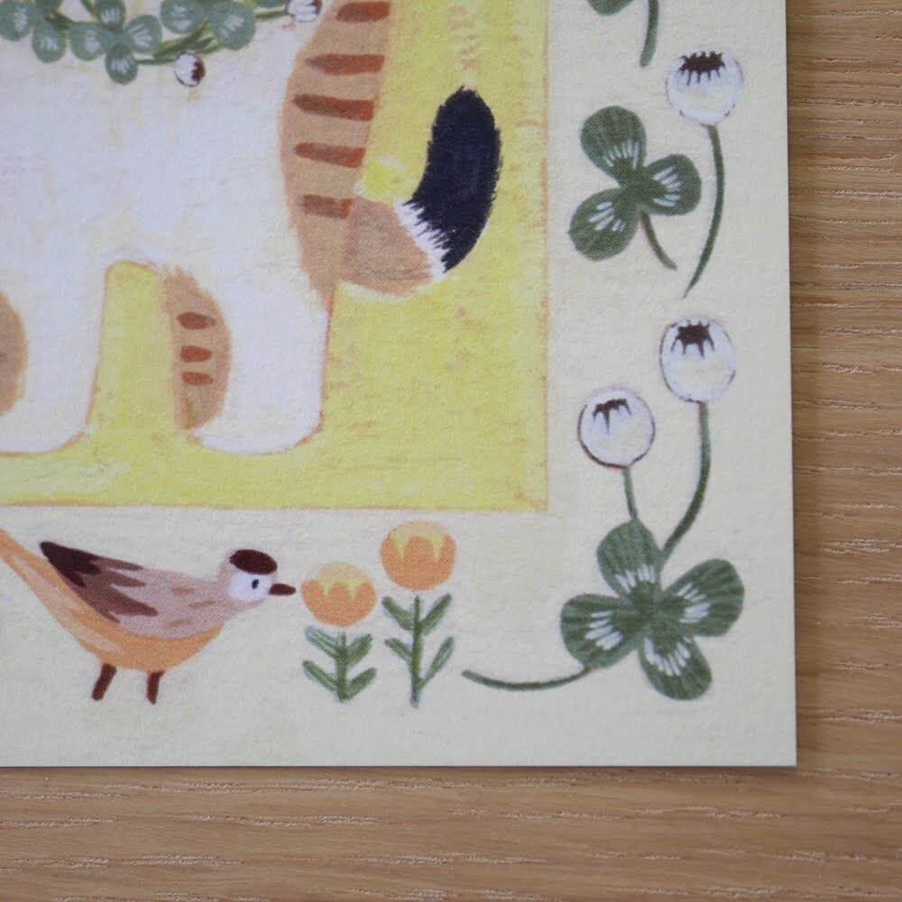 ⎪厭世文具⎪日本知名插畫 4legs 三花貓明信片-細節圖4