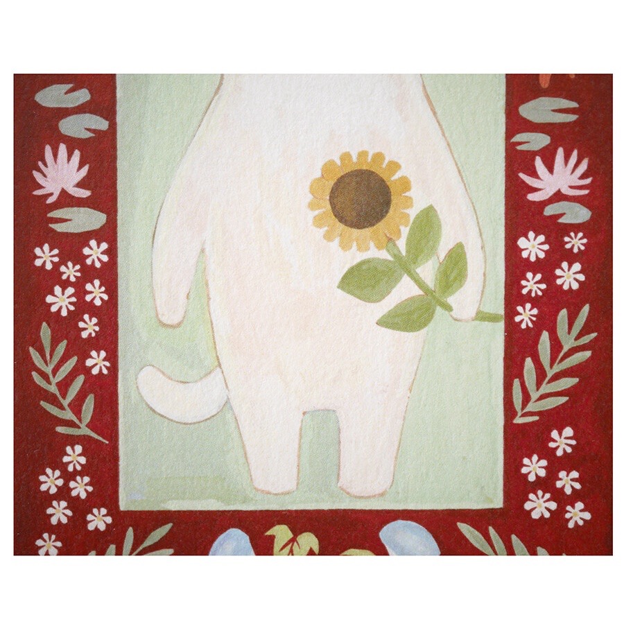 ⎪厭世文具⎪日本知名插畫 4legs 白貓明信片-細節圖3