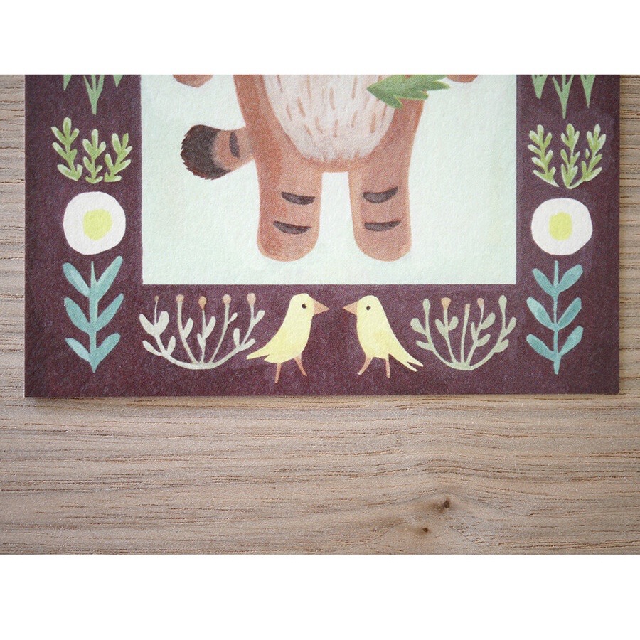 ⎪厭世文具⎪日本知名插畫 4legs 虎斑貓明信片-細節圖5