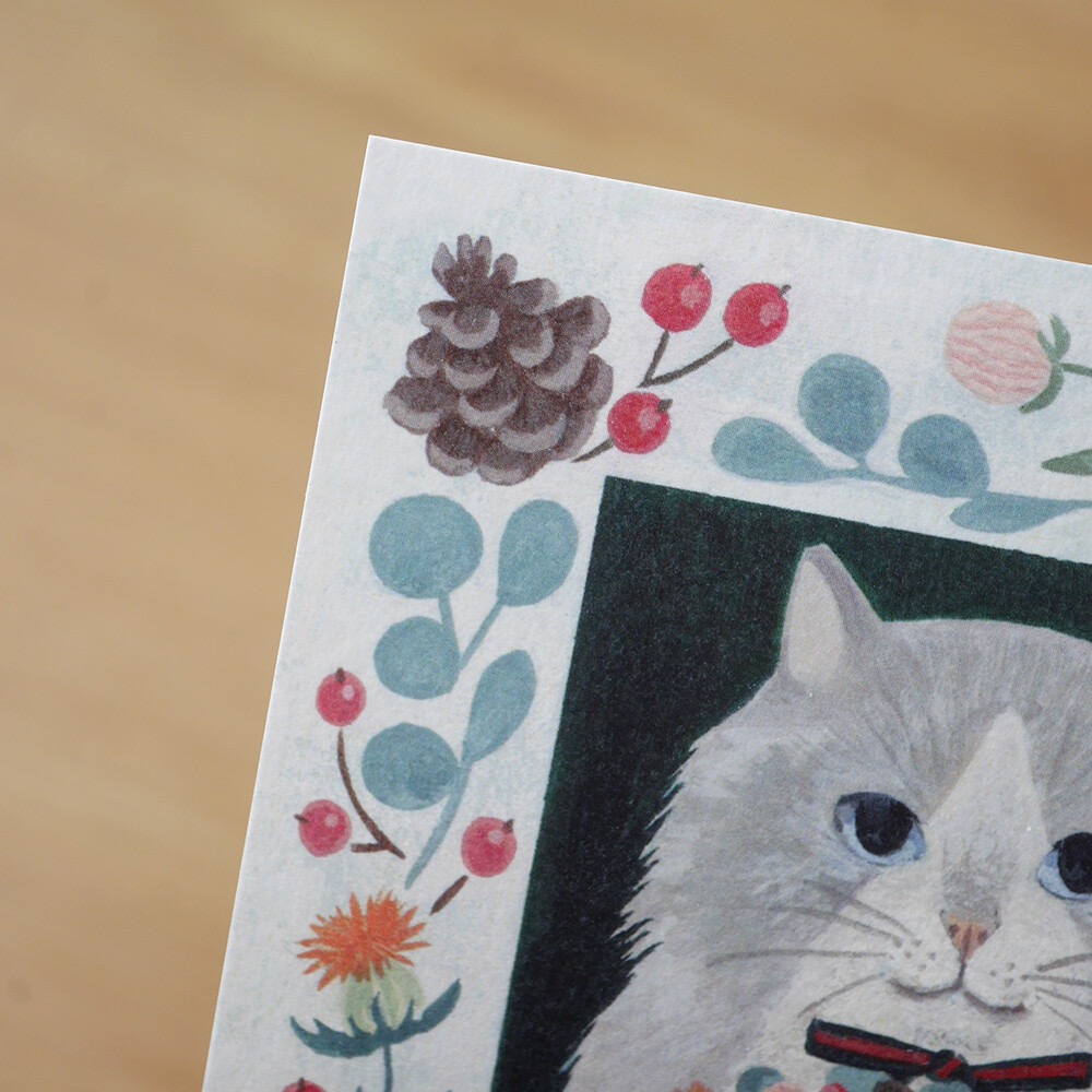 ⎪厭世文具⎪日本知名插畫 4legs 長毛貓明信片-細節圖9