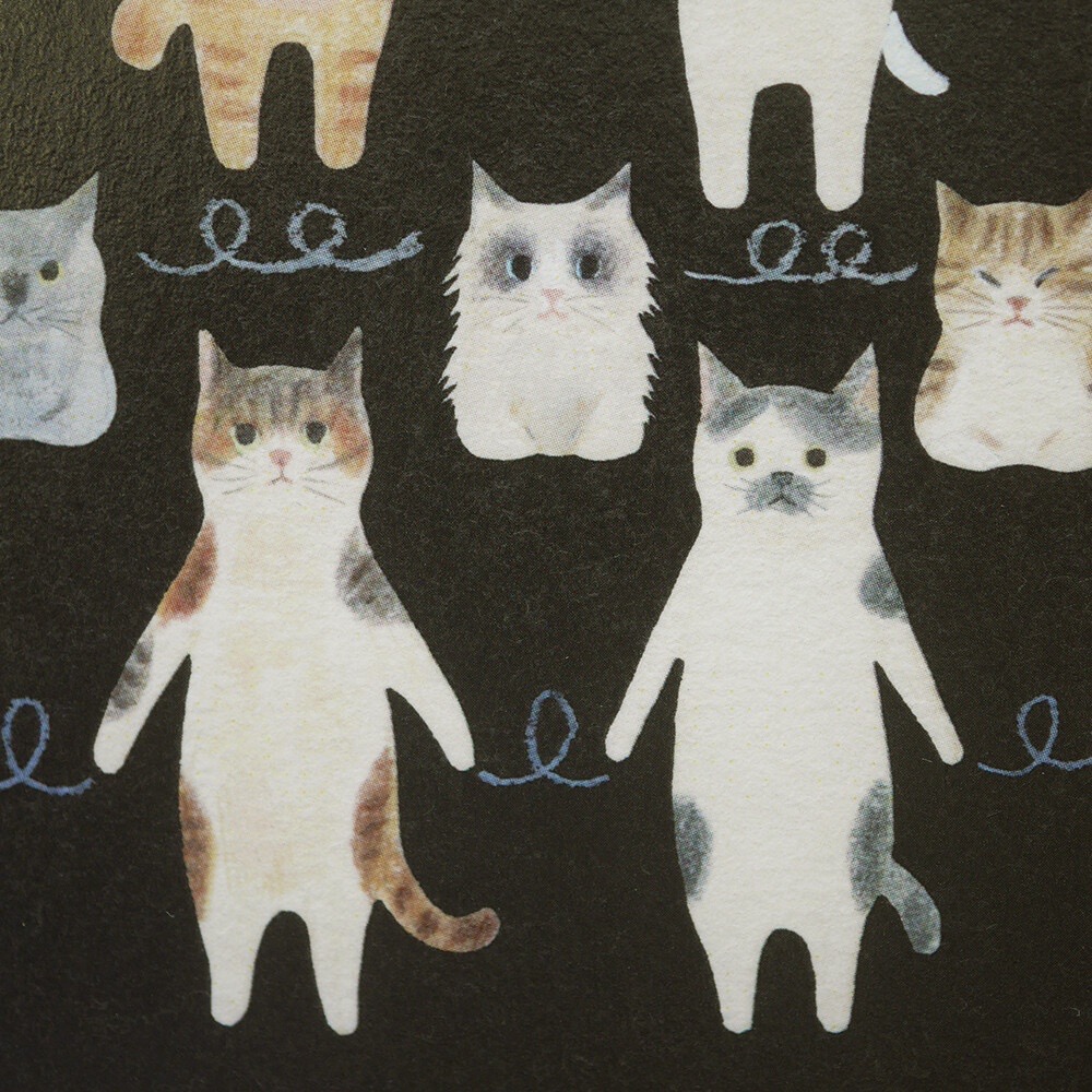 ⎪厭世文具⎪日本知名插畫 4legs 相聚貓咪時刻明信片-細節圖2