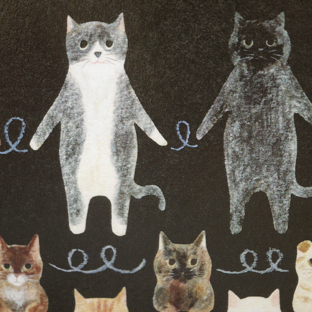 ⎪厭世文具⎪日本知名插畫 4legs 相聚貓咪時刻明信片-細節圖4