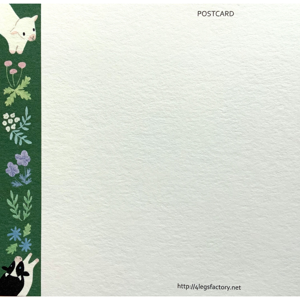 ⎪厭世文具⎪日本知名插畫 4legs 喝牛奶的貓明信片-細節圖6
