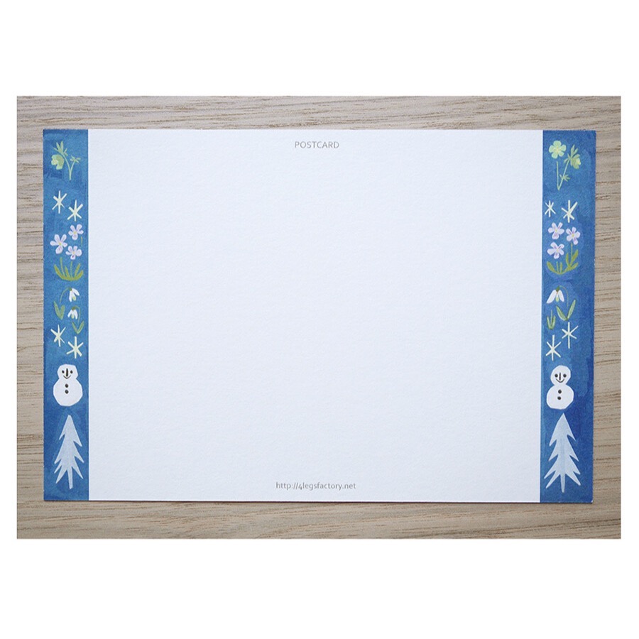 ⎪厭世文具⎪日本知名插畫 4legs 棕白色襪子貓明信片-細節圖6