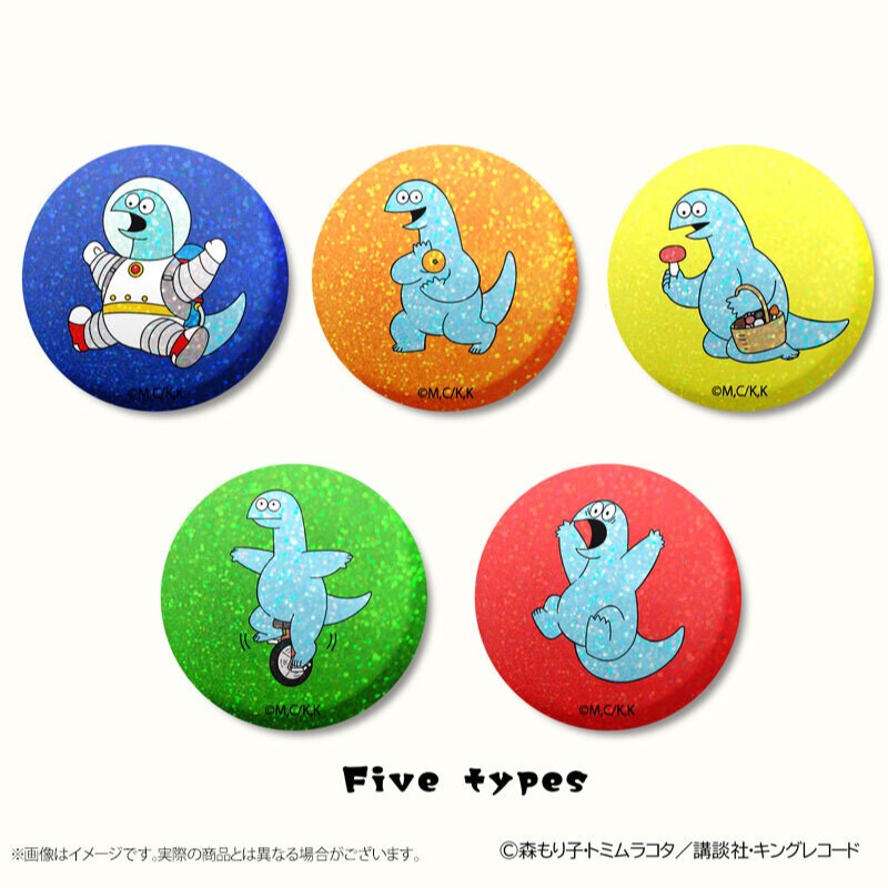 ⎪厭世文具⎪hibiku 日本限定恐龍與辣妹 別針徽章-細節圖2