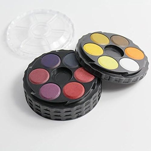 ⎪厭世文具⎪捷克 KOH-I-NOOR 校園透明塊狀水彩 (24色)-細節圖3