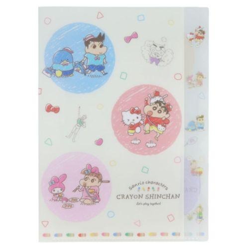 ⎪厭世文具⎪蠟筆小新 Sanrio x Hello Kitty 聯名資料夾-規格圖6