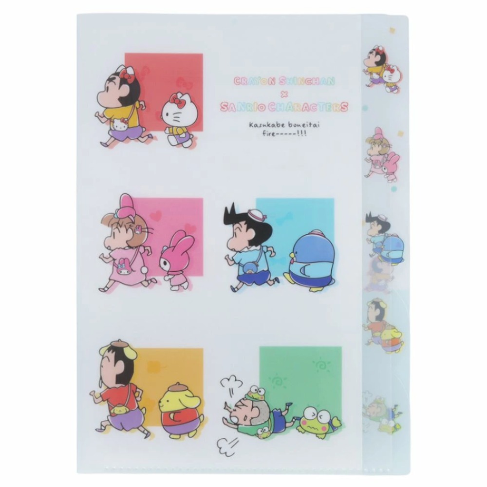 ⎪厭世文具⎪蠟筆小新 Sanrio x Hello Kitty 聯名資料夾-規格圖6