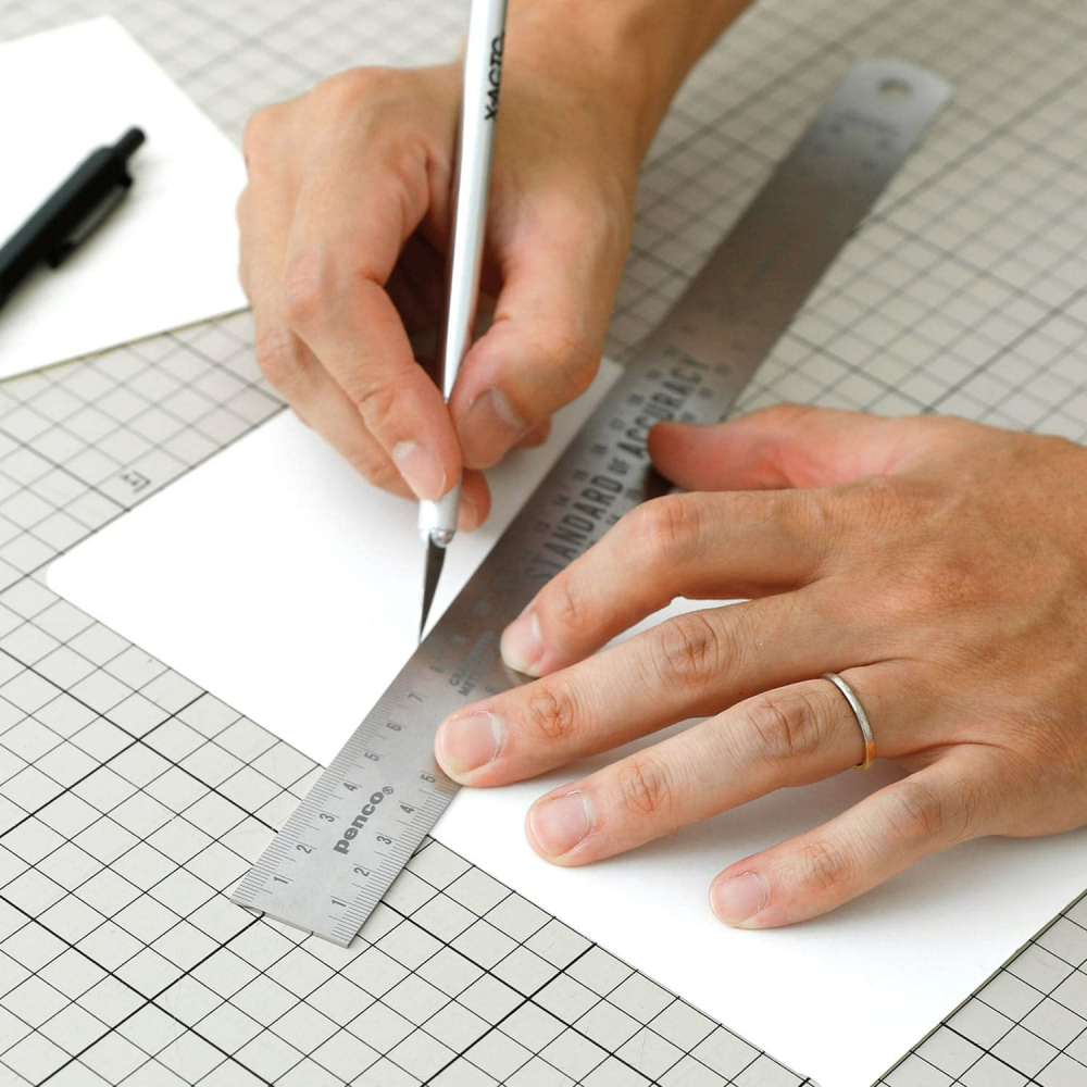 ⎪厭世文具⎪日本 Hightide penco 不銹鋼尺/ 30公分-細節圖9