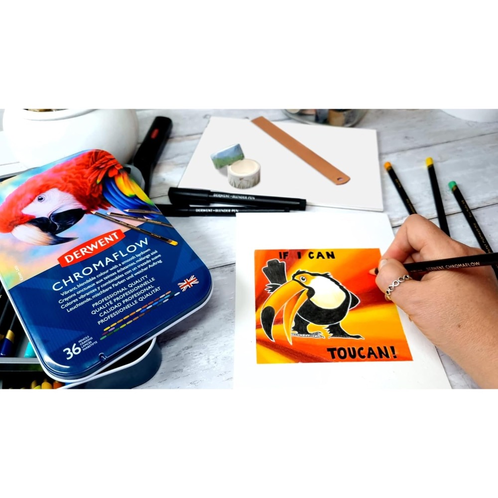 ⎪厭世文具⎪英國 DERWENT CHROMAFLOW 油性色鉛筆 36色-細節圖3