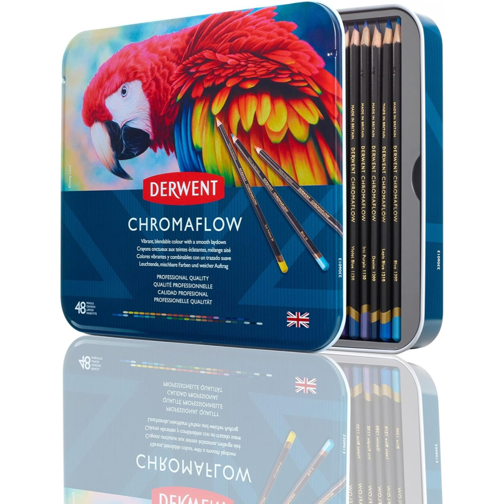 ⎪厭世文具⎪英國 DERWENT CHROMAFLOW 油性色鉛筆 48色-細節圖4