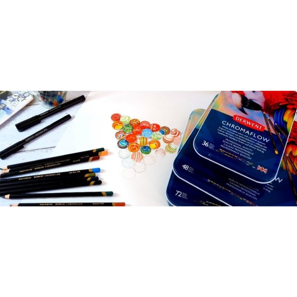 ⎪厭世文具⎪英國 DERWENT CHROMAFLOW 油性色鉛筆 72色-細節圖7
