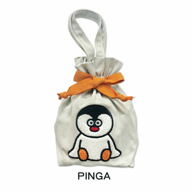 ⎪厭物日.studio⎪PINGU×松本 聯名企鵝 刺繡便當袋小錢包 松下セイジ-細節圖4