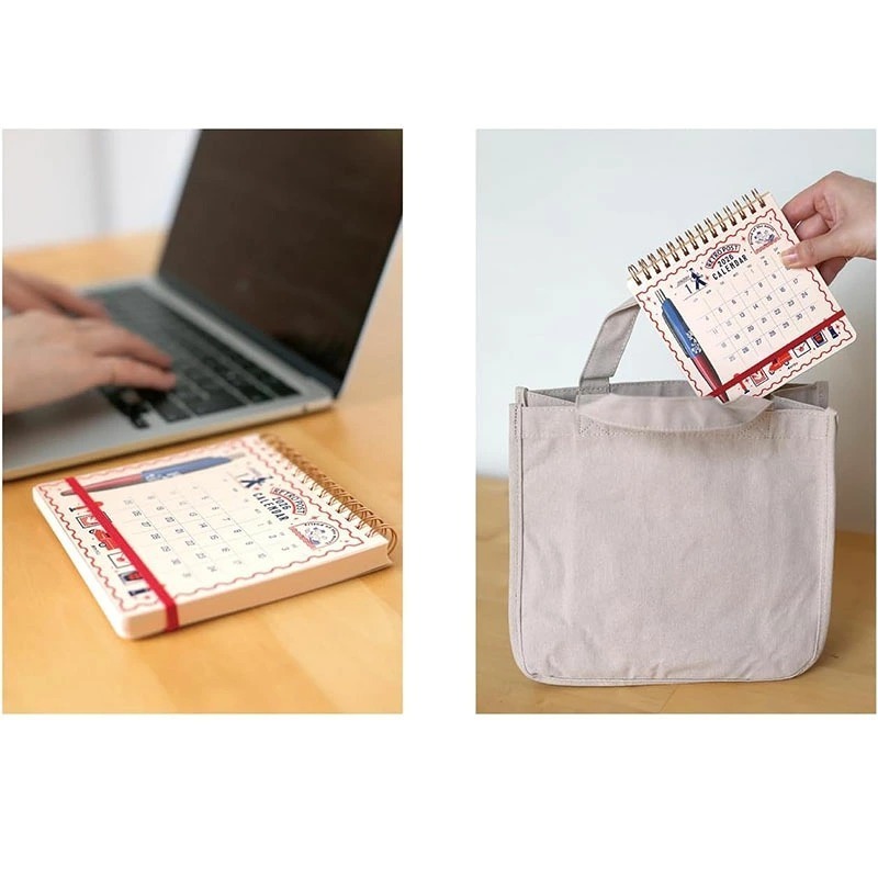 ⎪厭世文具⎪2026 ob1toy 小尾洋平 塗鴉線圈月曆本，附Anterique筆-細節圖4