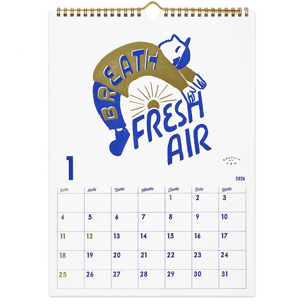 ⎪厭世文具⎪2026 粉筆男孩掛曆-細節圖4