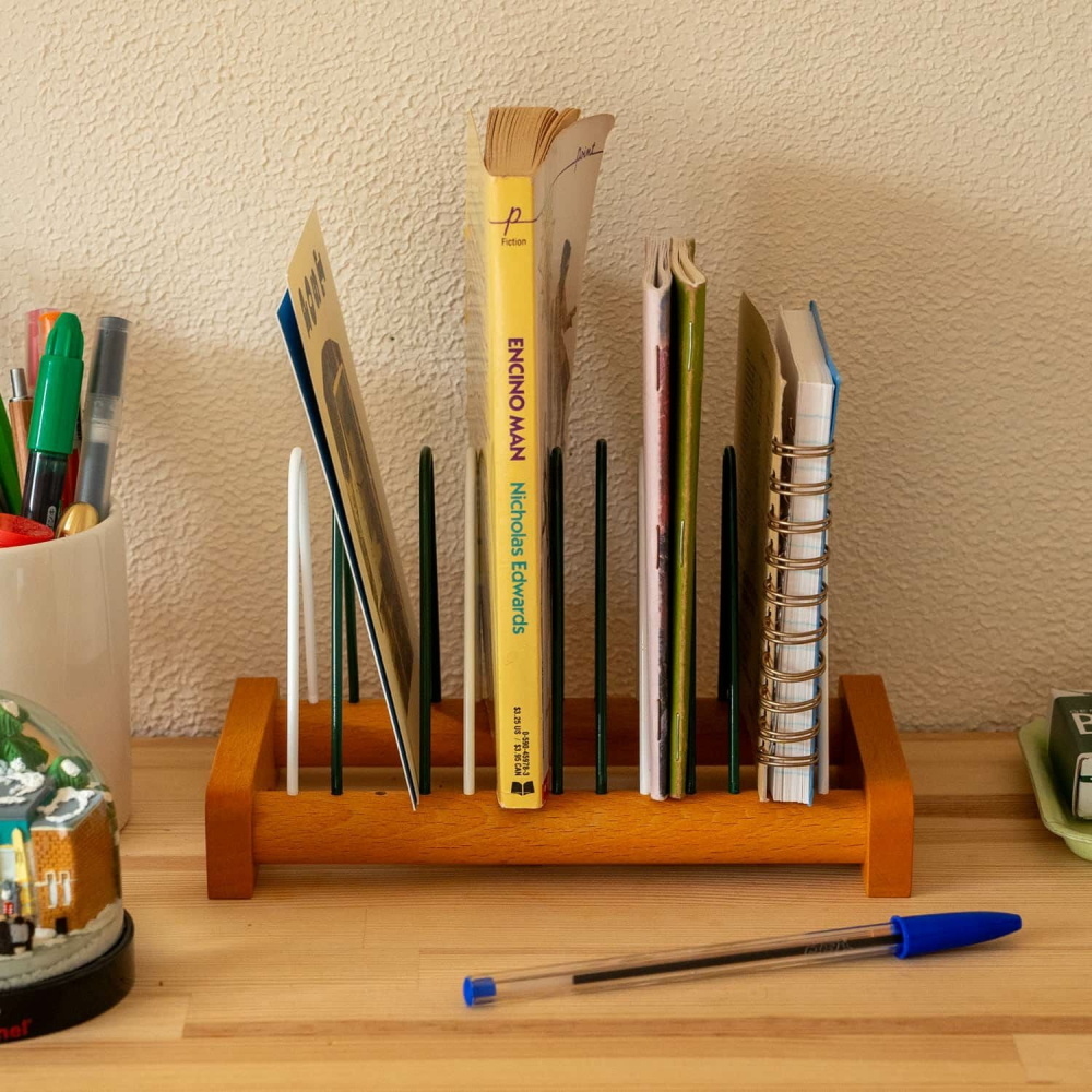 ⎪厭世文具⎪日本 HIGHTIDE Penco鋼線櫸木書架-細節圖7