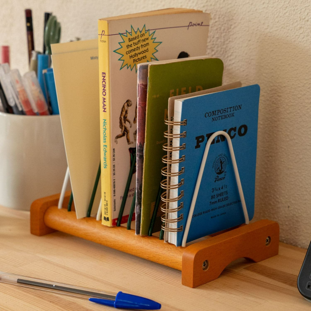 ⎪厭世文具⎪日本 HIGHTIDE Penco鋼線櫸木書架-細節圖9