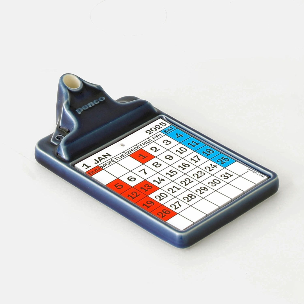 ⎪厭世文具⎪日本 HIGHTIDE Penco 陶瓷便條紙筆座 線香座 藍色-細節圖5