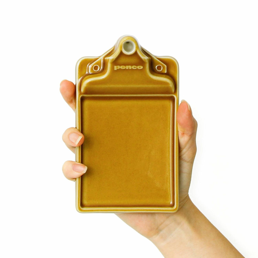 ⎪厭世文具⎪日本 HIGHTIDE Penco 陶瓷便條紙筆座 線香座 棕色-細節圖5