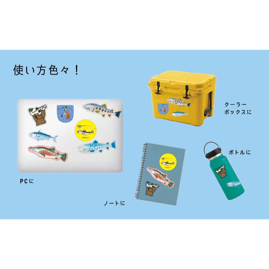 ⎪厭世文具⎪日本 Greeting Life 袖山嘉穗子_狗狗 7入防水貼紙包-細節圖3