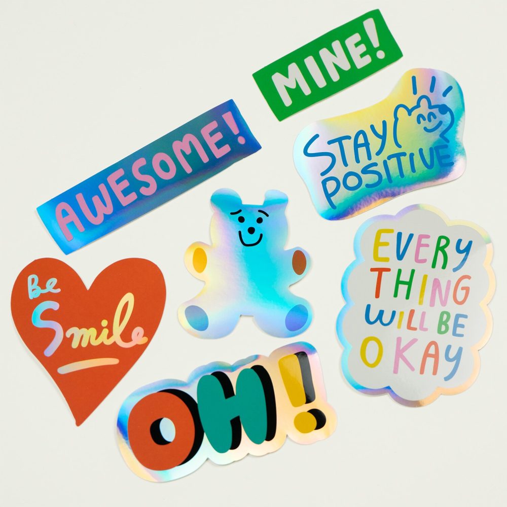 ⎪厭世文具⎪日本 Greeting Life Chic_小熊 防水貼紙-細節圖2