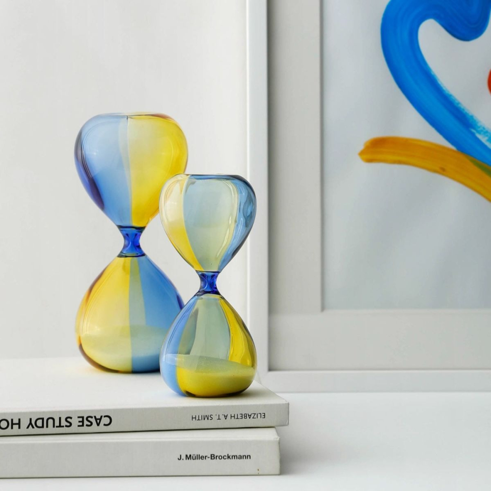 ⎪厭世文具⎪日本 Hightide penco 雙色玻璃砂時計沙漏 M 10分鐘-細節圖7