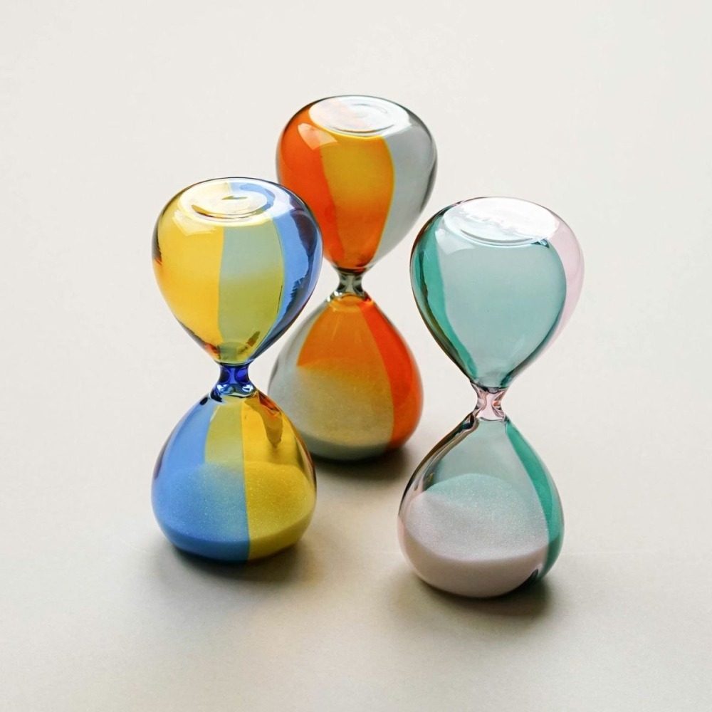 ⎪厭世文具⎪日本 Hightide penco 雙色玻璃砂時計沙漏 M 10分鐘-細節圖6